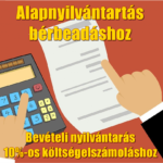 Alapnyilvántartás bérbeadáshoz - A törvényi előírásoknak megfelelő alapnyilvántartás és költségelszámolás ingatlan bérbeadásához.