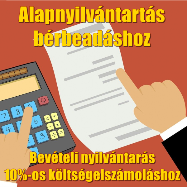 Alapnyilvántartás bérbeadáshoz - A törvényi előírásoknak megfelelő alapnyilvántartás és költségelszámolás ingatlan bérbeadásához.
