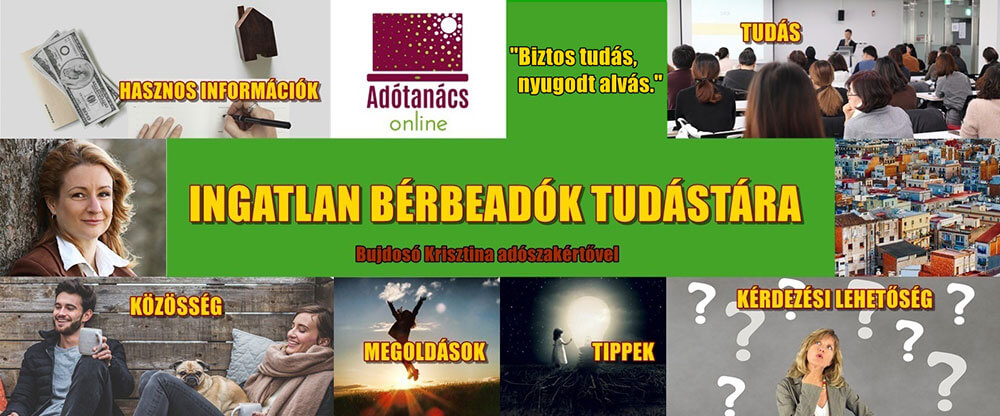 Ingatlan bérbeadók tudástára-Facebook csoport-hasznos információk, tudás, közösség, tippek, kérdezési lehetőség - ingatlan-bérbeadás adózási kérdéseivel kapcsolatban.